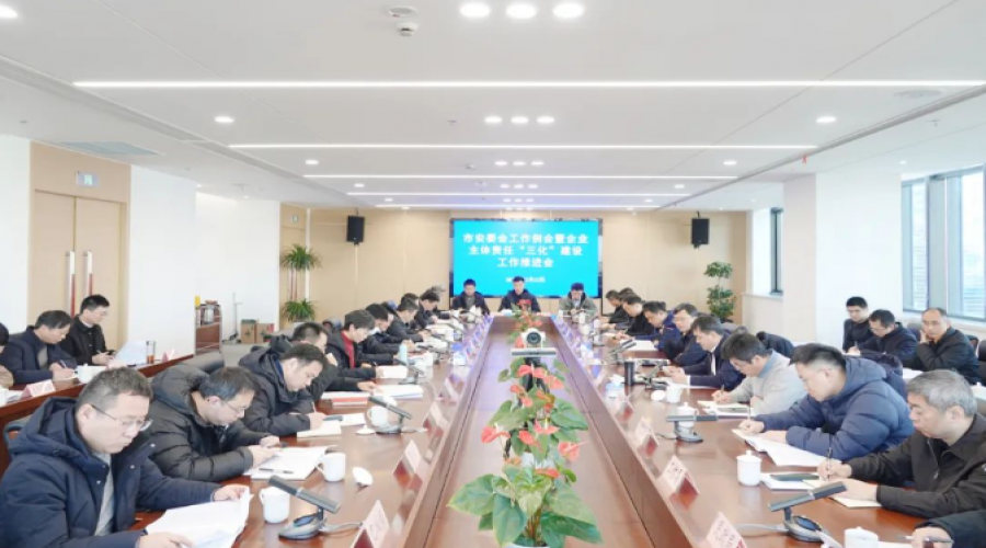 市安委會工作例會暨企業(yè)主體責任“三化”建設(shè)工作推進會召開