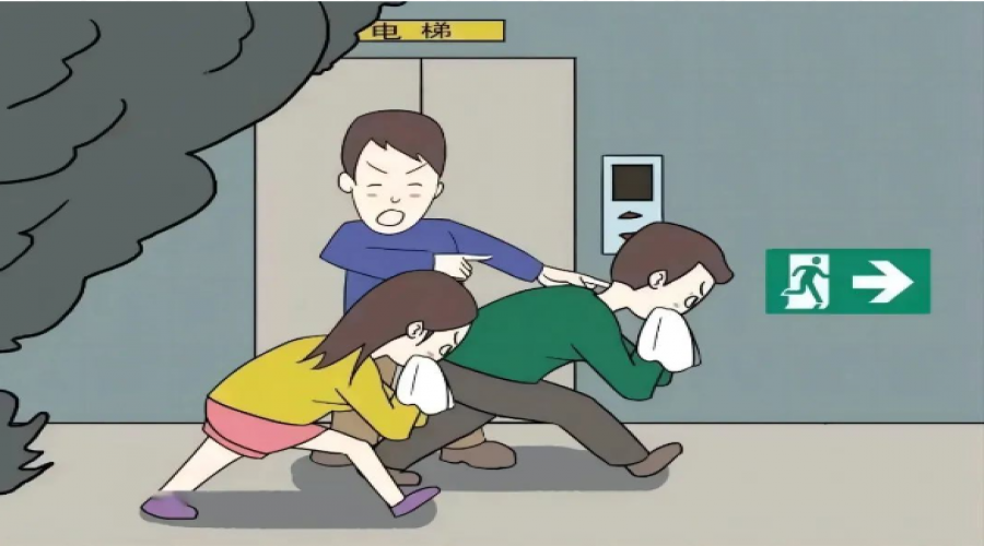 遭遇大火濃煙，如何逃生自救？