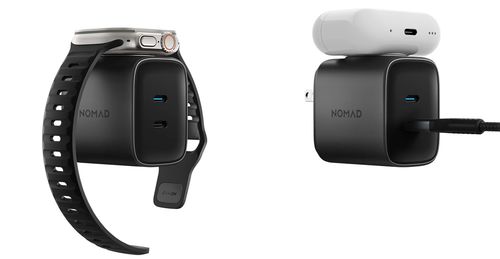 Nomad推出65W GaN雙口充電器，集成蘋果MFi認證Apple Watch充電功能，售價100美元